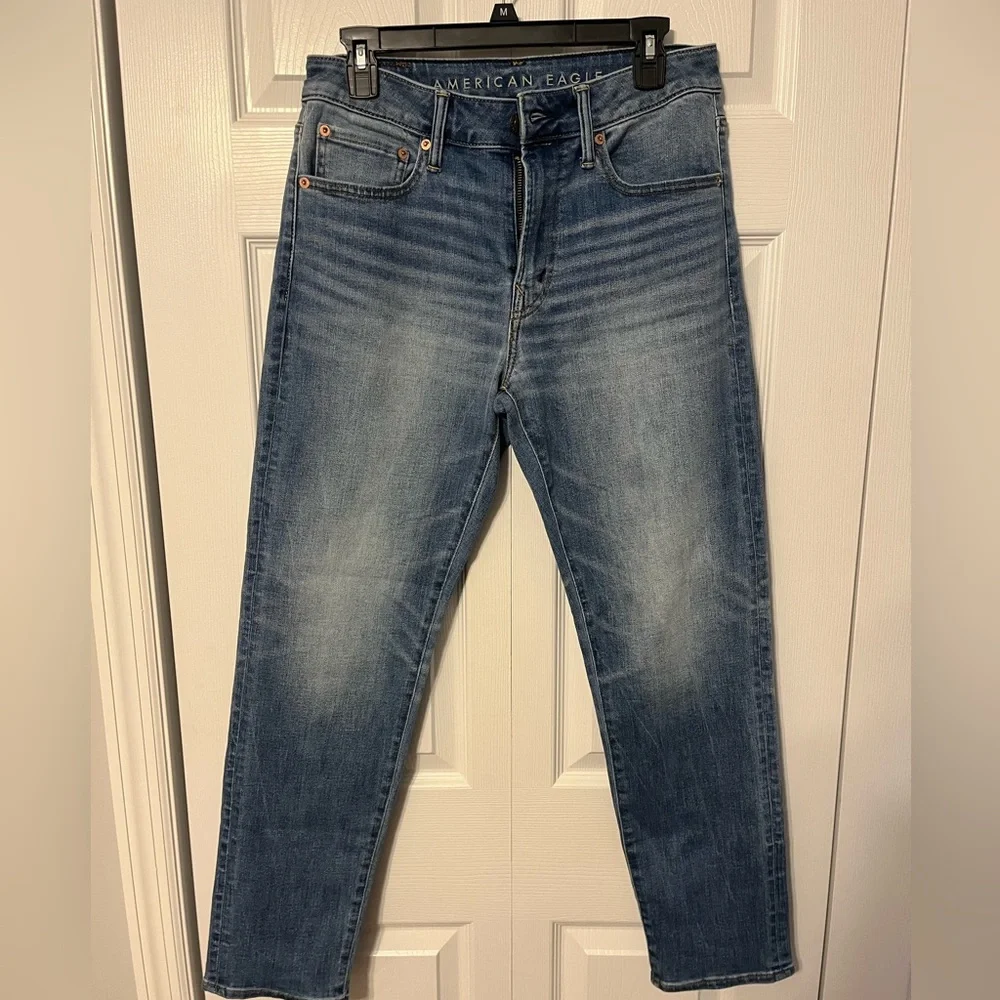 Aerie Men's Slim Fit Blue Jeans - Picture 1 of 5